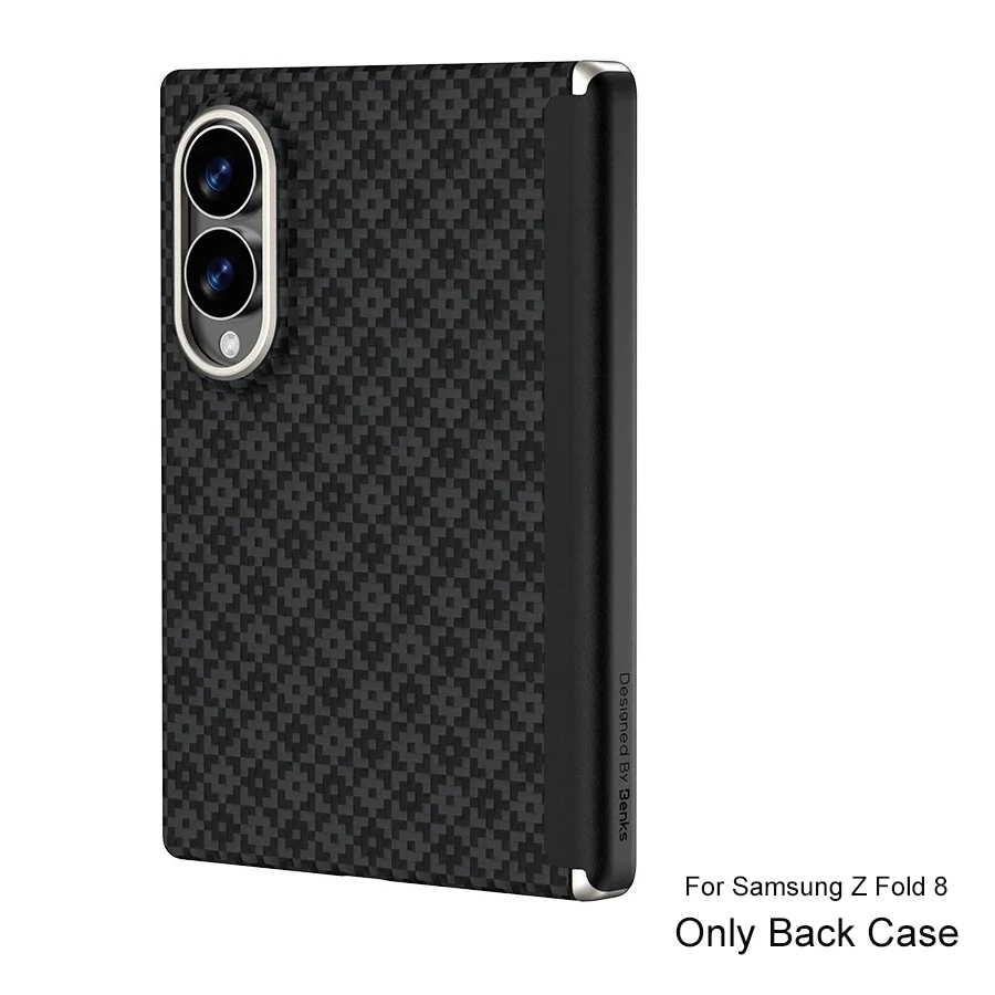 Original BENKS ArmorGrid Kevlar Case For Samsung Galaxy Z Fold 8 Case,ONLY Back Cover ,with Hinge Protection And MagSafe