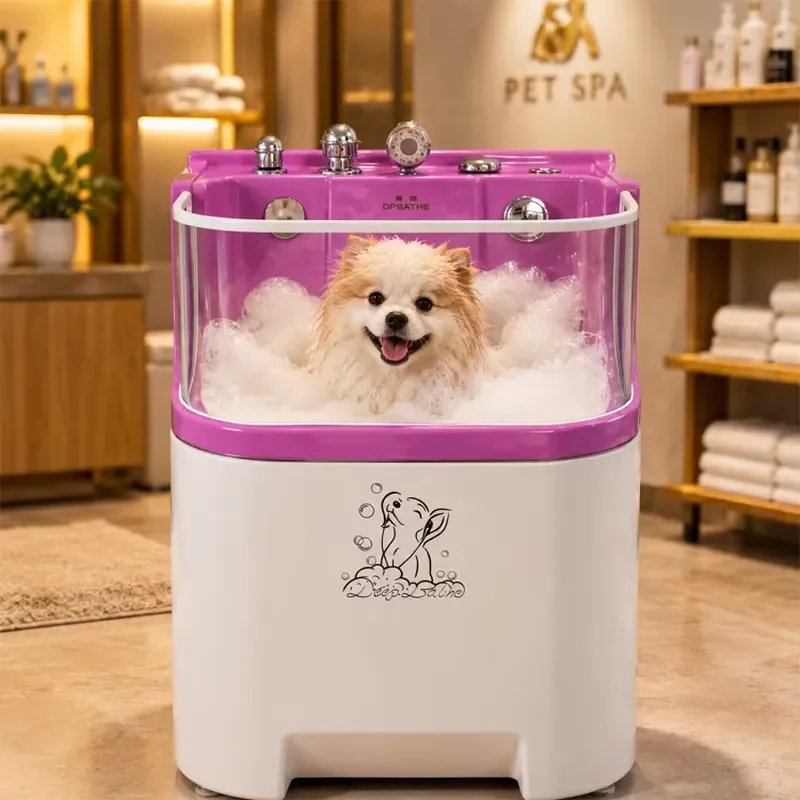 Precise Pantone-Matched Custom Colored OEM Acrylic Pet Grooming Tub for Pets