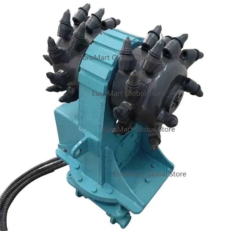 Hydraulic Rotary Drum Cutters for Drilling  Machinery 18-25 Tons Gear/Engine/Bearing Core Components