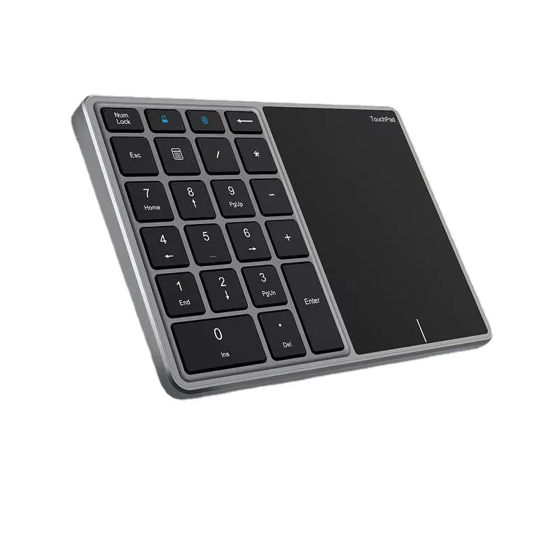 

numeric keypad, ultra-thin portable Bluetooth + 2.4G wireless dual-mode with trackpad type-c charging numeric keypad