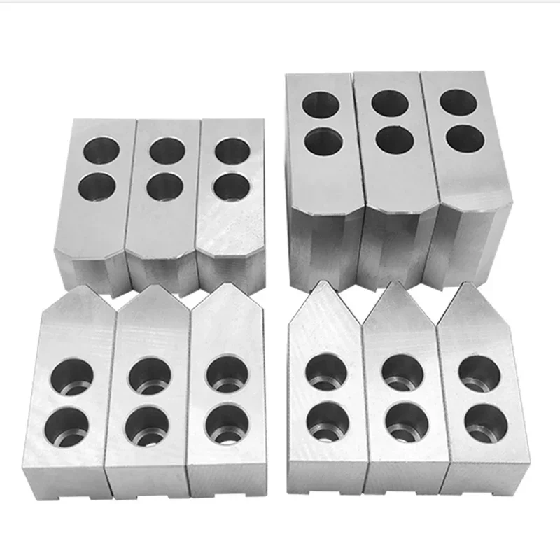 Hydraulic Oil Pressure Chuck Soft Claw 5 6 Inch 60/90/120 Degree Standard 3 Jaws For Mechanical CNC Lathes