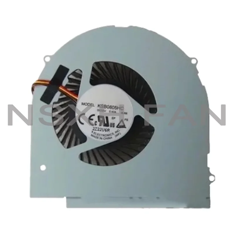 Ventilador de refrigeração para Laptop, CPU, Y580, Y580A, Y580M, Y580N, KSB0805HC, BJ66, Novo