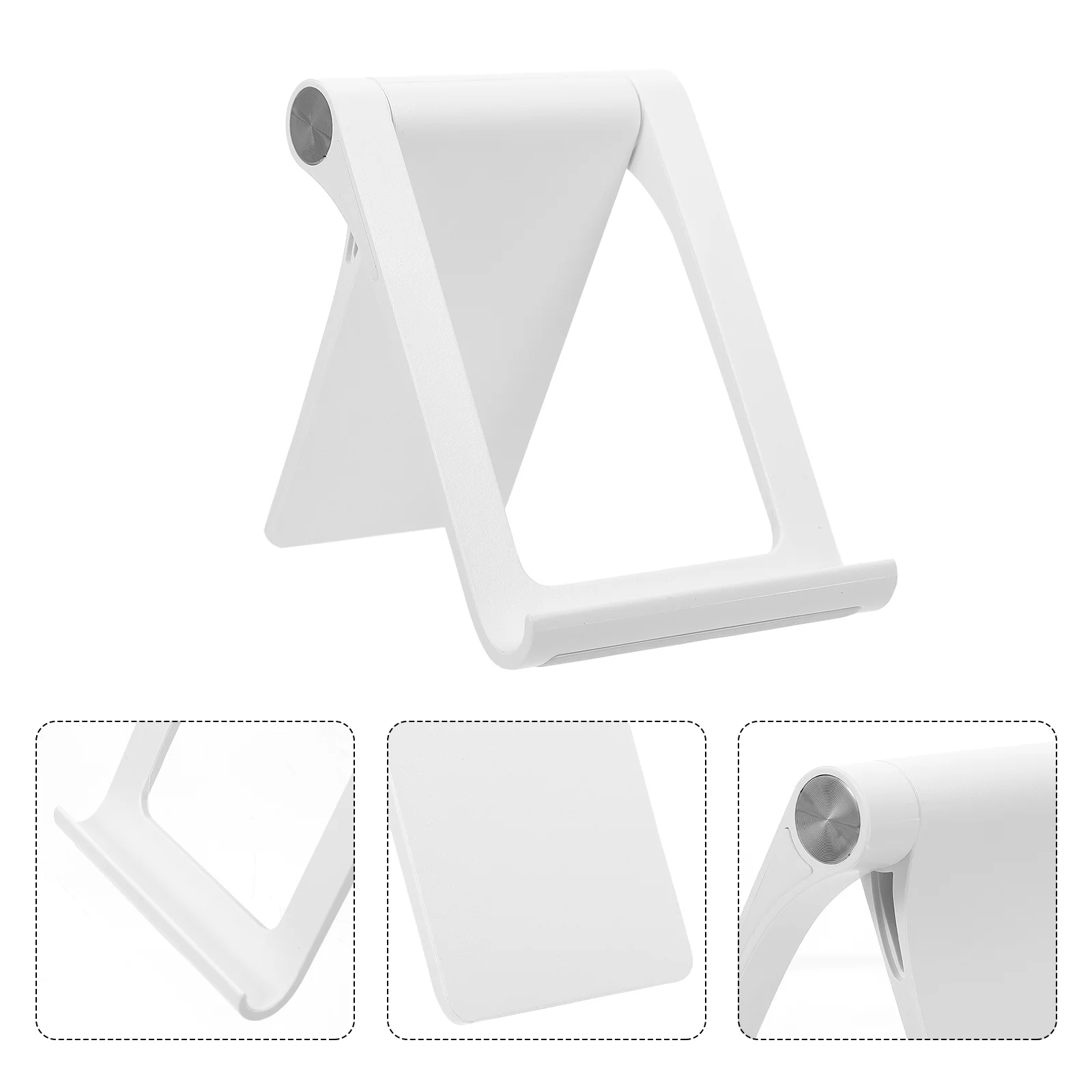 ABS Folding Mobile Phone Stand, Suporte Tablet Celular, Suporte Inteligente, Mesa, Desktop