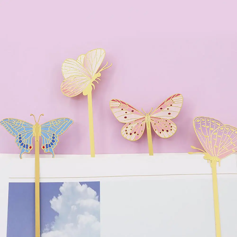 النمط الصيني المعادن القراءة المرجعية لمحبي الكتاب ، شكل فراشة ، المرجعية جوفاء ، هدية المعلم ، الملحقات