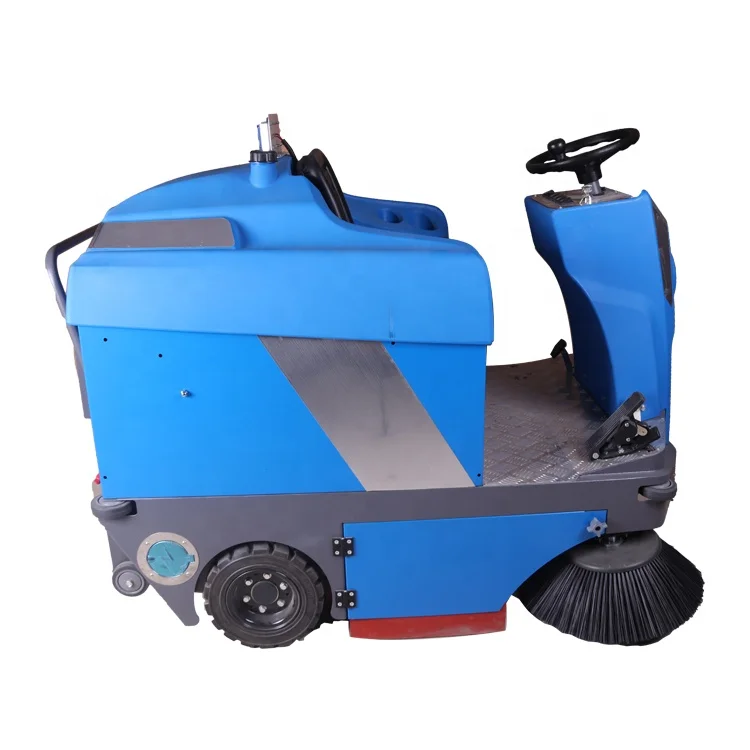 PB135 Commercial Automatic Ride On Electric Auto Industrial Floor Scrubber Floor Sweeper