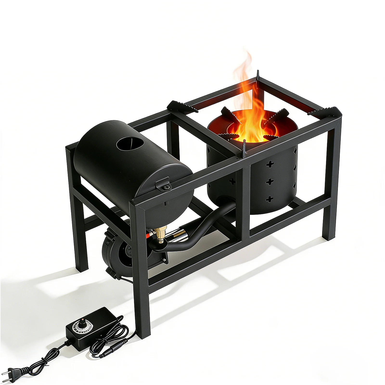 jf-Cost-Saving Waste Oil Heater Cooker Converts Engine DiesesOil Heats Garage/Workshop Outdoor Dining Reduces Fuel Steel