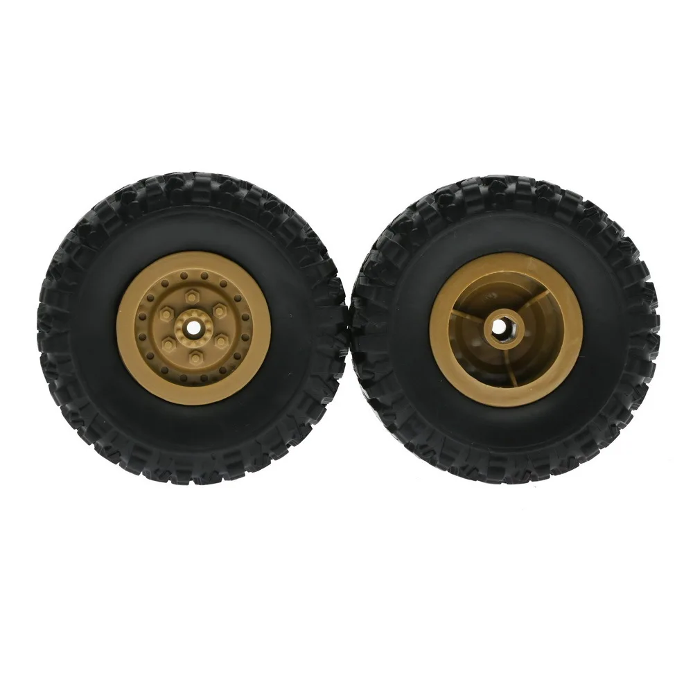 WPL B14 B24 B16 B36 C14 C24 C54 4pcs 66mm Tire Wheel Tyre 1/16 RC Car Upgrade Parts Spare Accessories