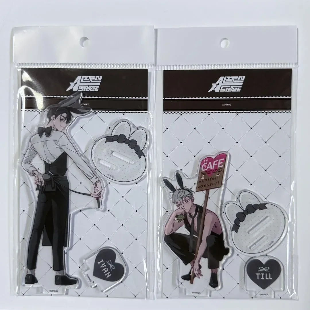 Alien Stage Luka Hyuna Ivan Till Mizi Cosplay Acrylic Stand Model Plate Desk Decor Standing Sign Desktop Mascot ornament Gift