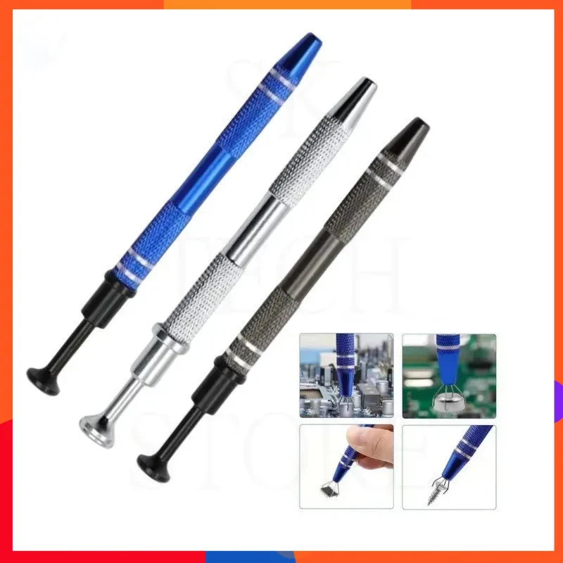 

Профессиональный набор инструментов для захвата микросхем с металлической ручкой, экстрактор SMD, четырехзубчатый захват, 3 шт./упаковка, для материнских плат компьютеров