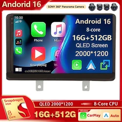 Android 16 Car Radio Multimedia Player For Dongfeng DFSK Glory 560 S560 2017-2023 Auto Carplay Car Stereo DSP wifi+4G Ai voice