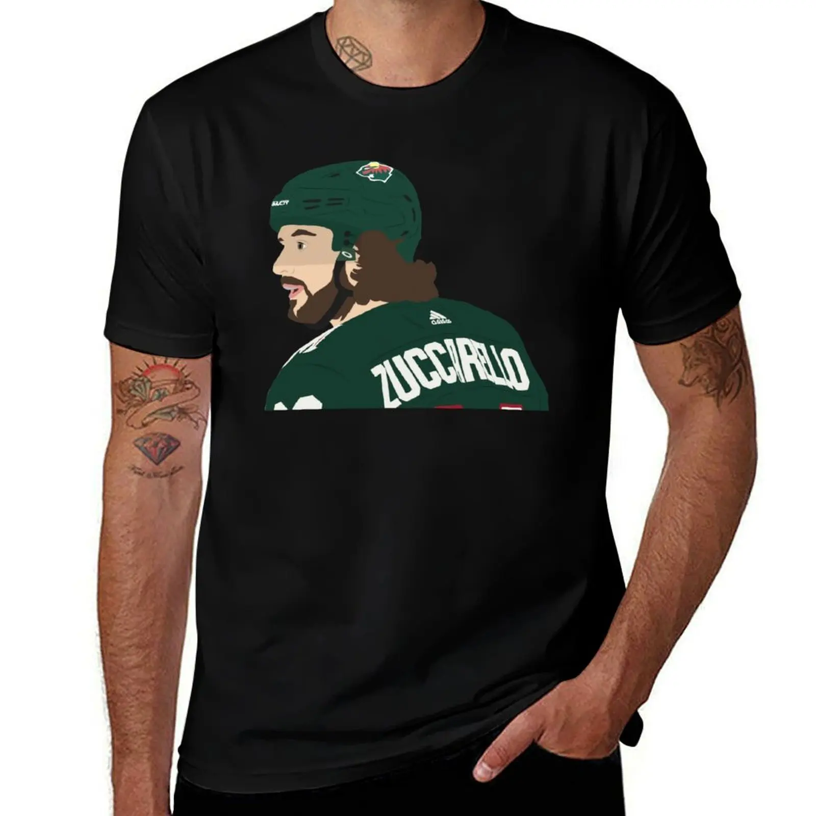 mats zuccarello digital drawing design T-Shirt Work Wear Short Sleeve T-Shirt