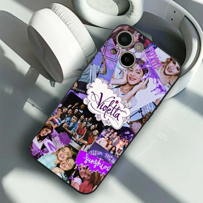 Violetta tv show cell Phone Case FOR IPhone 14 13 11 12 Pro 8 7 Plus X 13 Pro MAX XR XS MINI SE 2020 Black Covers