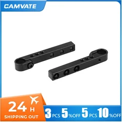 CAMVATE 2pcs 106mm Cheese Cross Bar Replacement Part With 15mm Single Rod Adapter &1/4