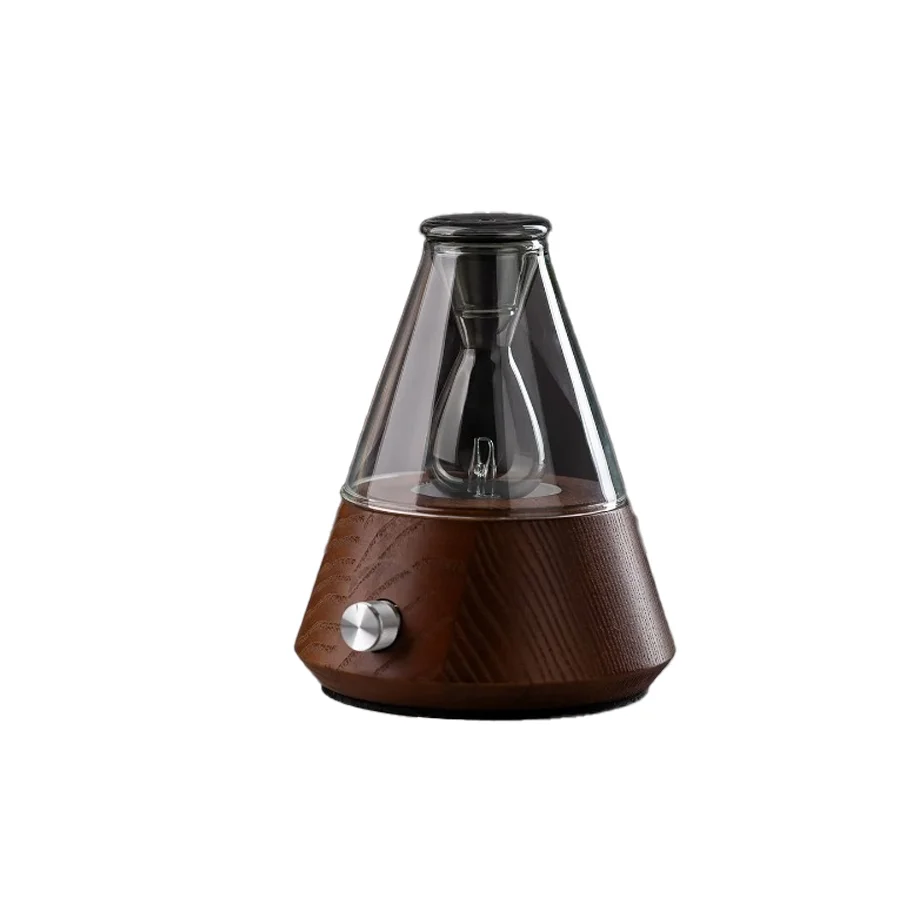For Desktop Wooden Aroma Diffuser, Essential Oil Nebulizer, Cold Mist Diffuser with Timer & Auto Off, Home Office Gift Set