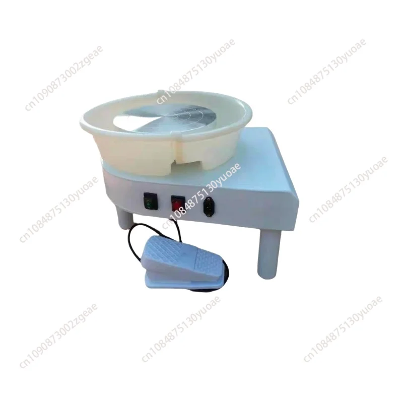 Turntable Diameter Table  Electric Ceramic Pottery Wheel Forming Machine With Foot Pedal Pottery Tools Pottery Wheel for Adults