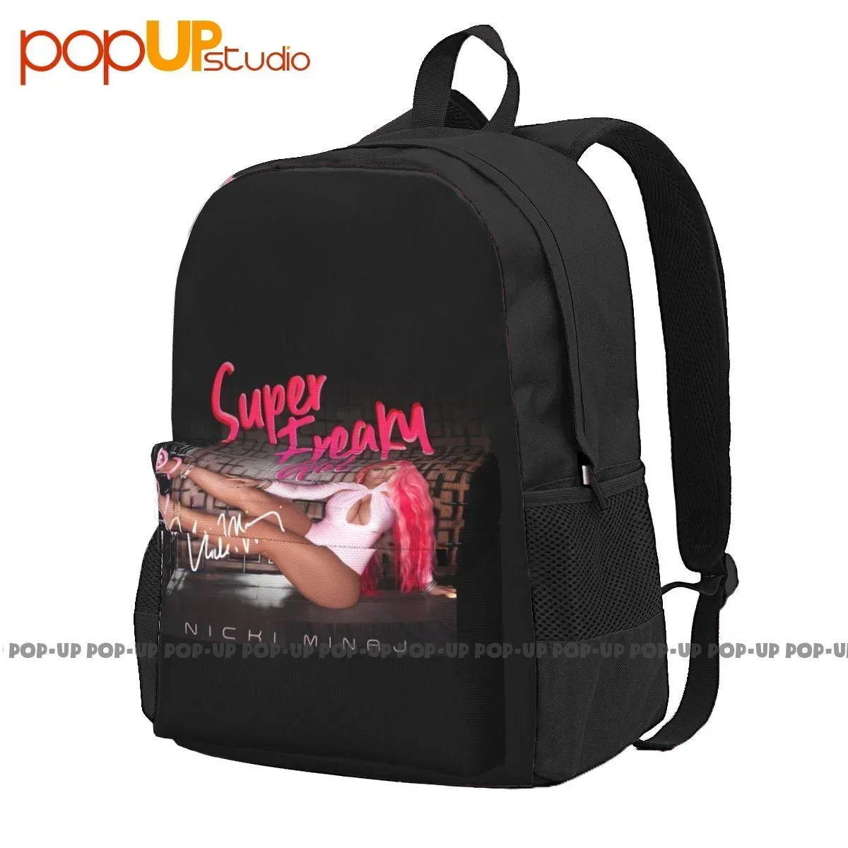 

Nicki Minaj Super Freaky Girl Cotton Large Capacity Backpack Newest Art Print Storage Bag School Sport Bag