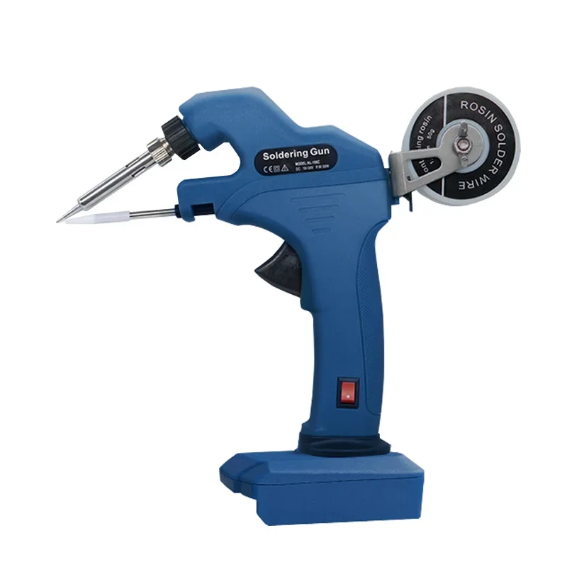 Bezprzewodowa lutownica elektryczna Bosch 18V Li-ion, ręczna, automatycznie podająca cynę, pistolet do lutowania, narzędzie do napraw.