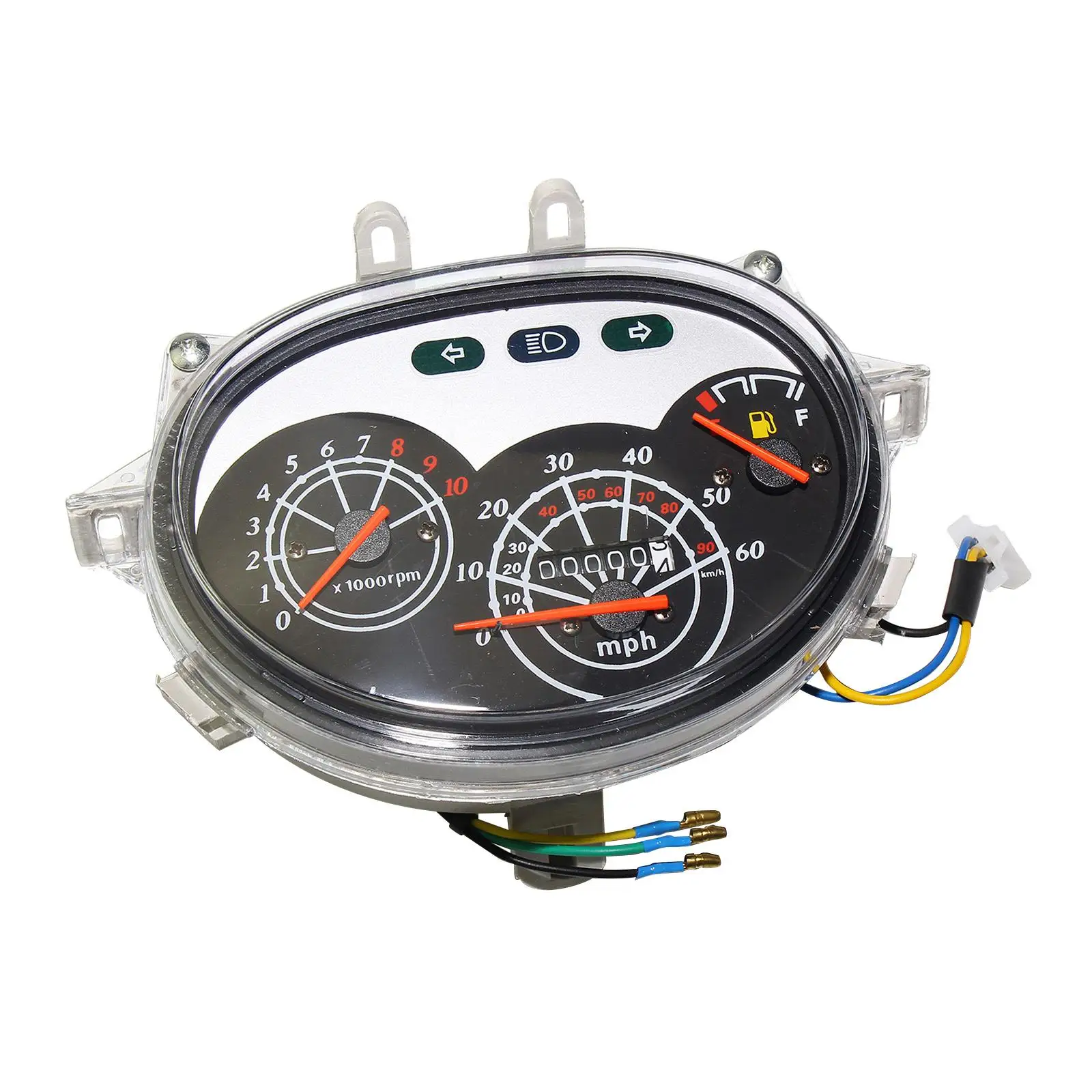 Motorcycle Dashboard Speedometer Speed Instrument Multi Function Replace