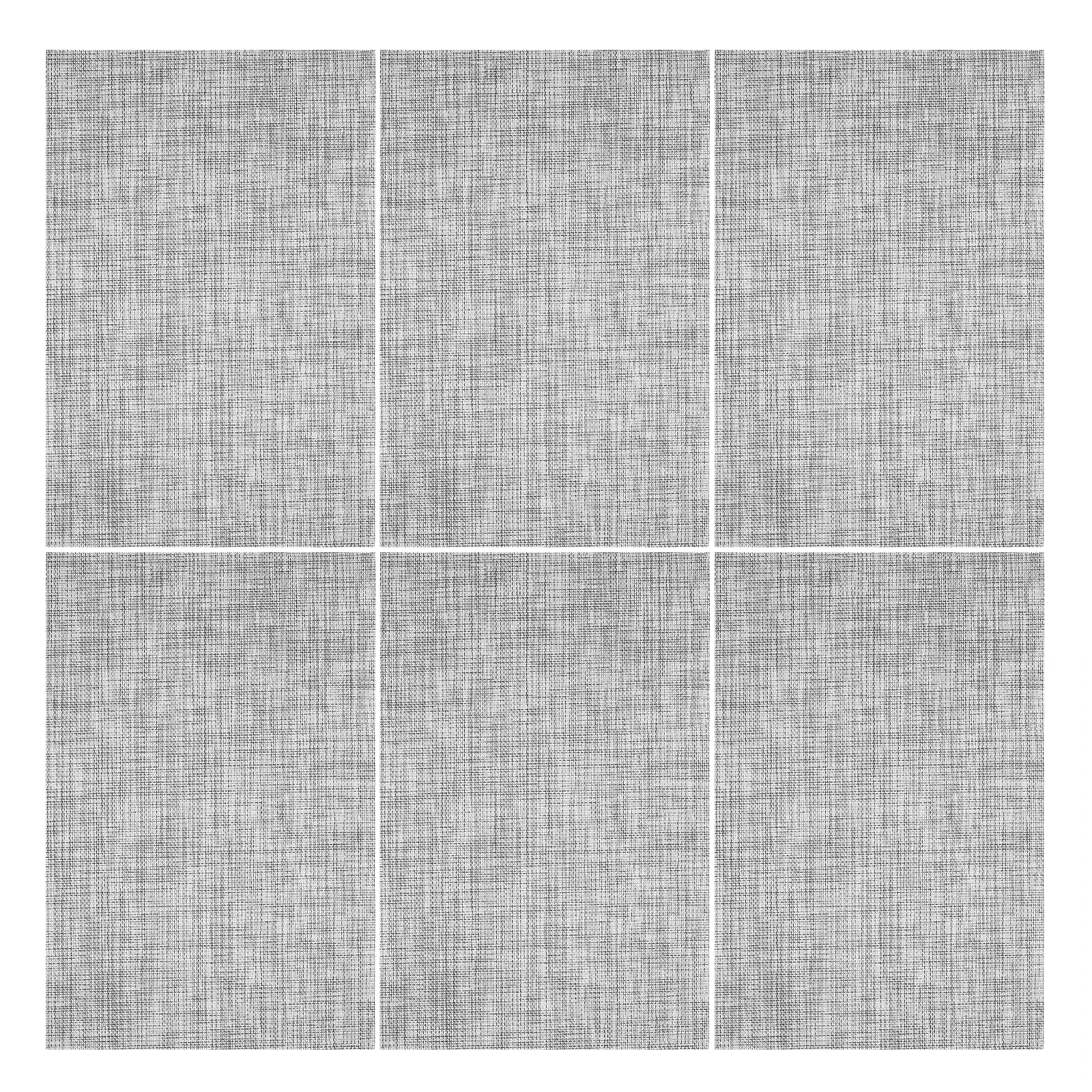 

6 Pcs Pvc Coaster Insulated Placemat Dining Table Pad Mats for Washable Insulation Heat
