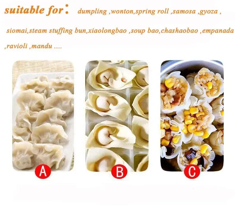 Machine Dumpling Dumpling Roll Automatic Slicer Dumpling Wrapper Machine  Pasta Maker Machine  Noodle Machine 220/110V