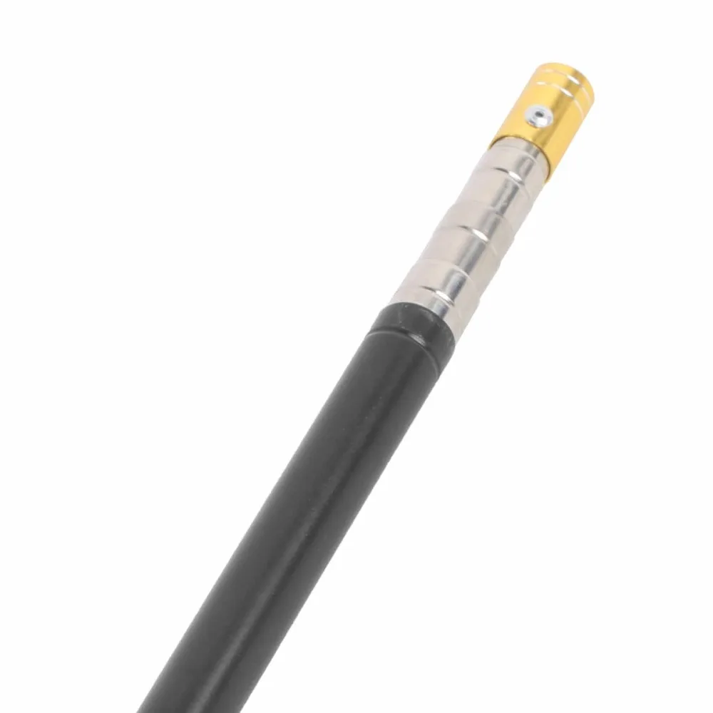 

Телескопическая удочка из нержавеющей стали с 5 секциями, интерфейс с резьбой 8 мм, выдвижная, складная