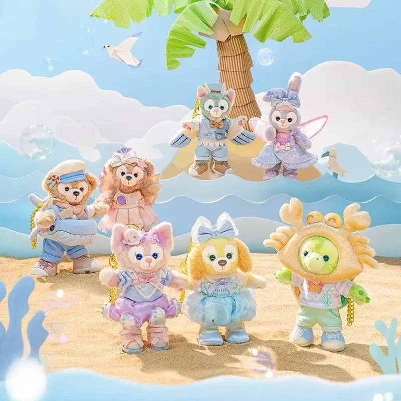 New Original LinaBell ShellieMay StellaLou Plush Keychain Set Shanghai Disney Exclusive 2025 Summer Limited view 5