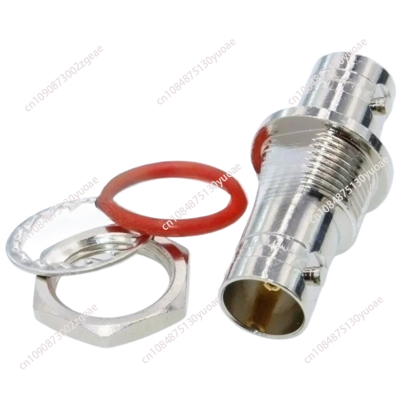 suitable for BNC-KKY Female Hermtic Seal Flange High Vacuum Airtight Wall Coaxial Joint Female Converter Mother Belt Nut Gasket