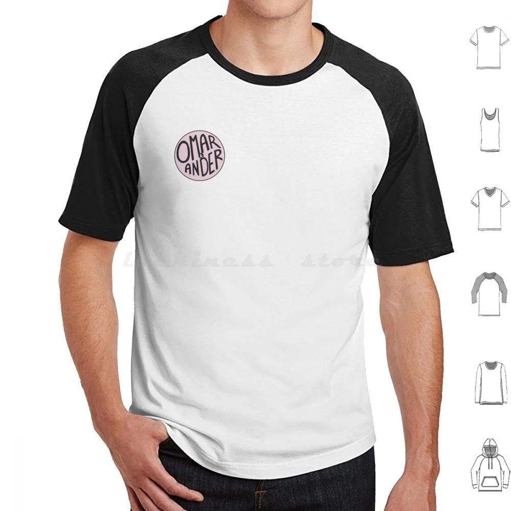 Omar & Ander Circle T Shirt Cotton Men Women DIY Print Omar Ander Omander Elite Omar And Ander Elite Season 3 Las Encinas Spain