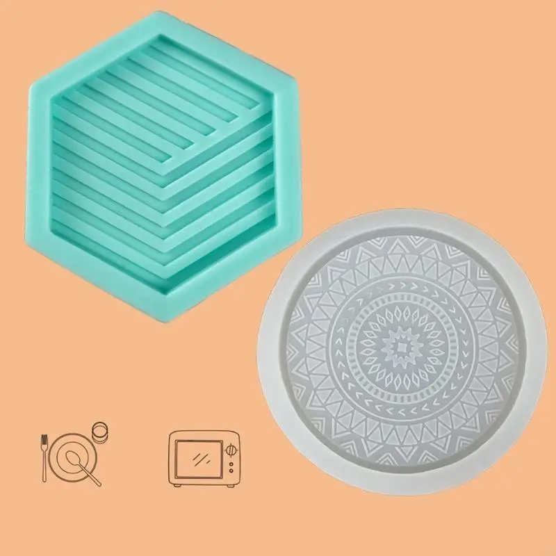 

R3MC Epoxy Resin Mold Resin Mold Diy Agate Mat Home Decorations