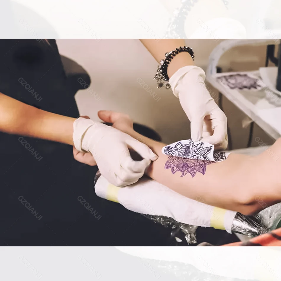 Imagem -05 - Gzqianji 10100 Folhas a4 Estêncil de Transferência de Tatuagem Papel Camadas de Prática de Tatuagem para Tatuagem Arte Suprimentos de Tatuagem Impressora