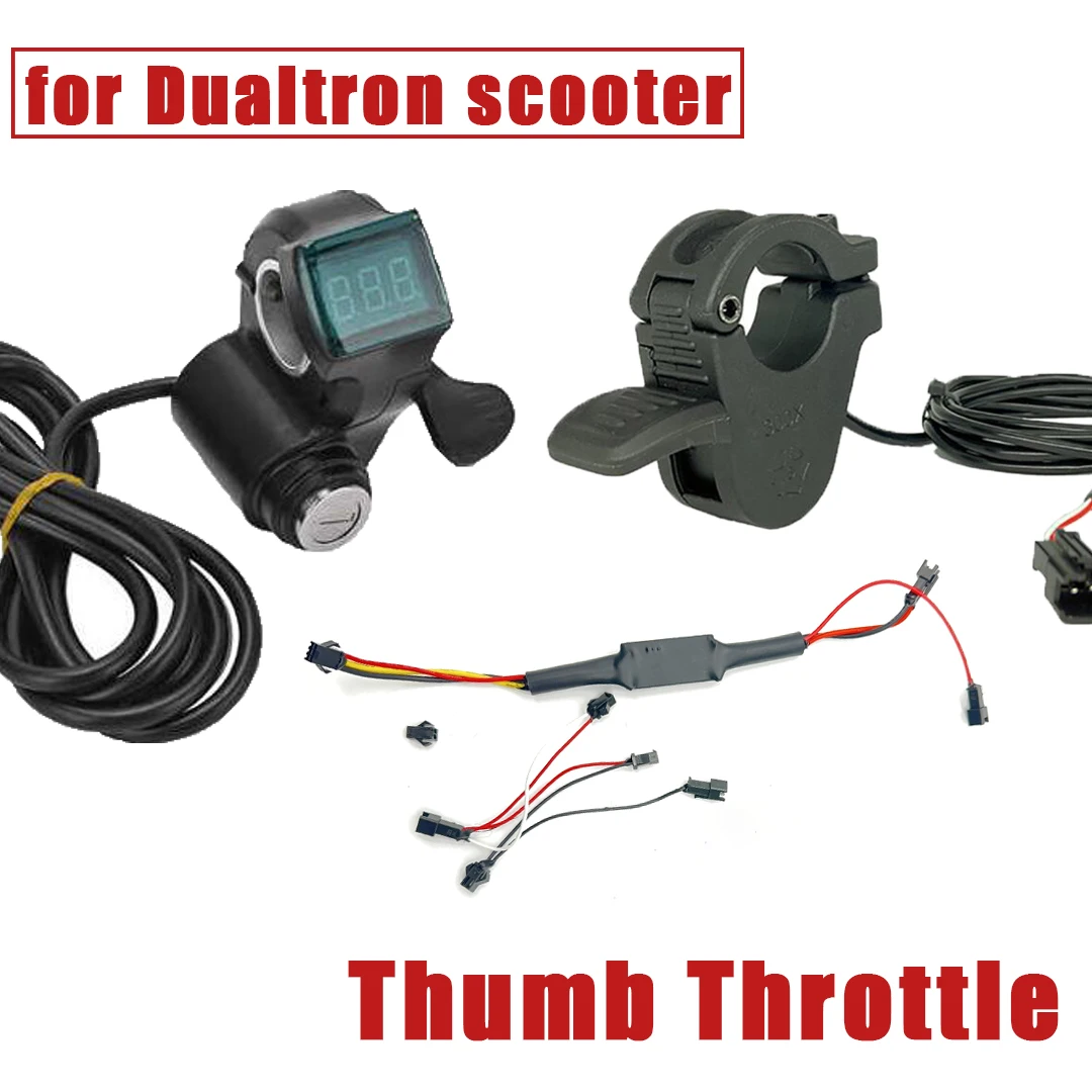 Scooter Electric Thumb Throttle With On/Off Switch Power Key Lock Dualtron Thunder DT3 Raptor Accelerator Modification Upgrade