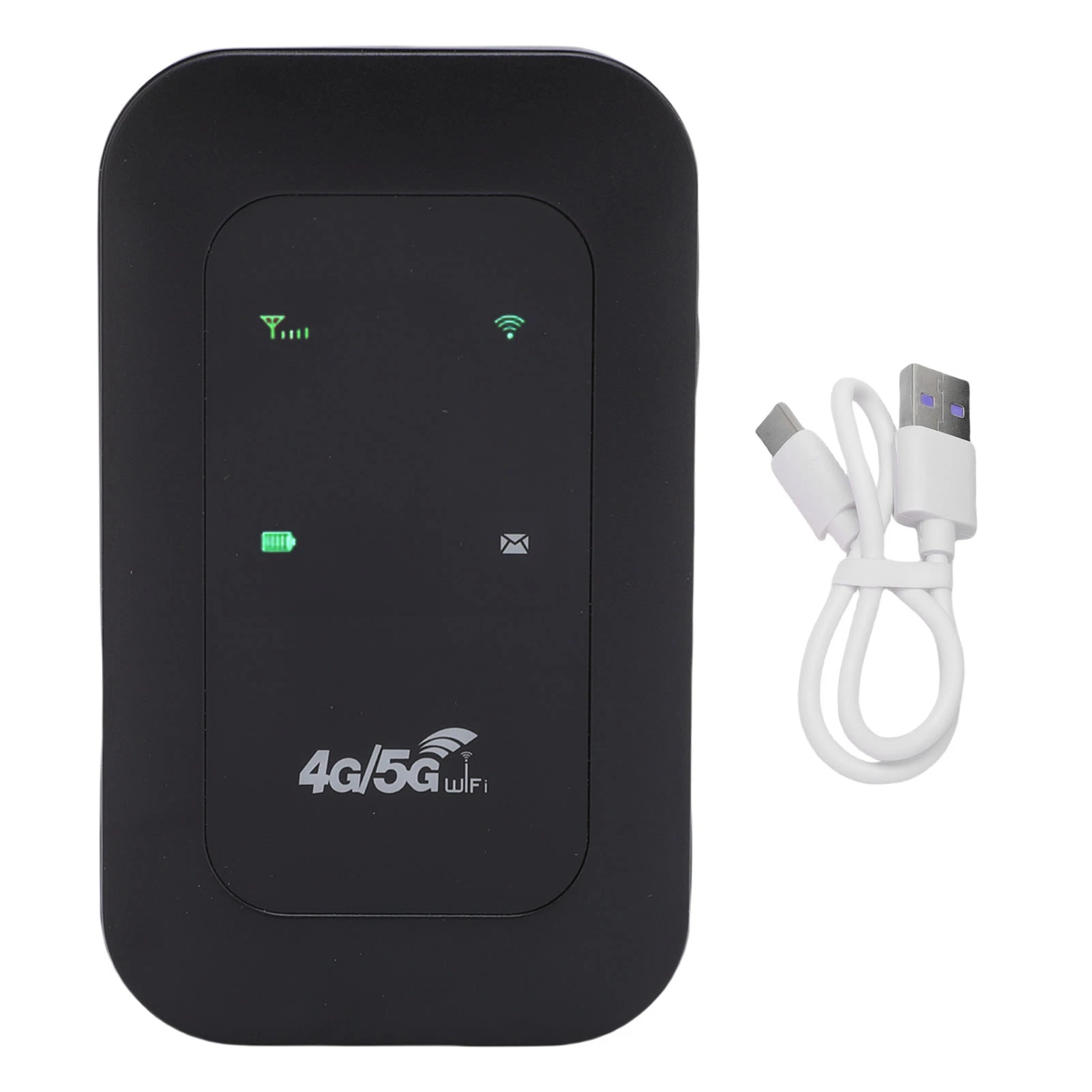 4G 5G Router Mobile WiFi Router Support 10 Connected Device 300Mbps High Speed for Business Trip 2100mAh Battery Portable Mobile