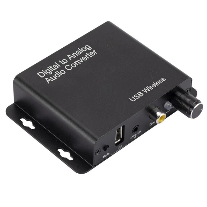 

Optical Fiber Coaxial to Analog DAC Spdif Stereo 3.5 Aux RCA Amplifier