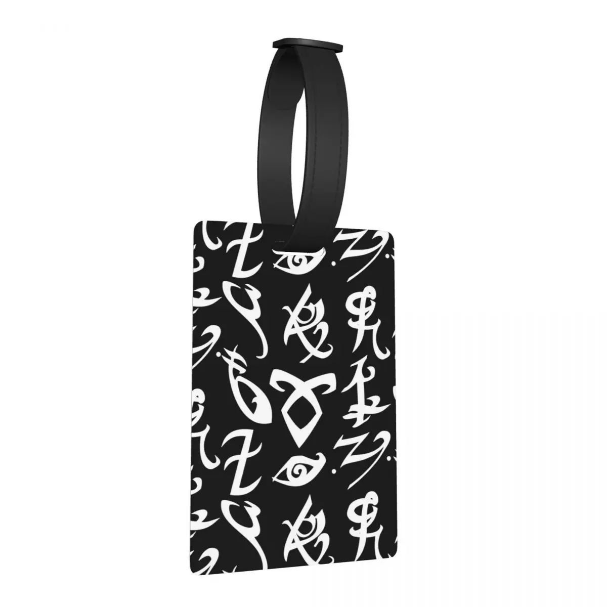 

Сумеречные охотники, руны Shadowhunters, Mortal Instruments Багажные бирки Портативный багаж Посадная бирка Держатель этикетки ID Name Address