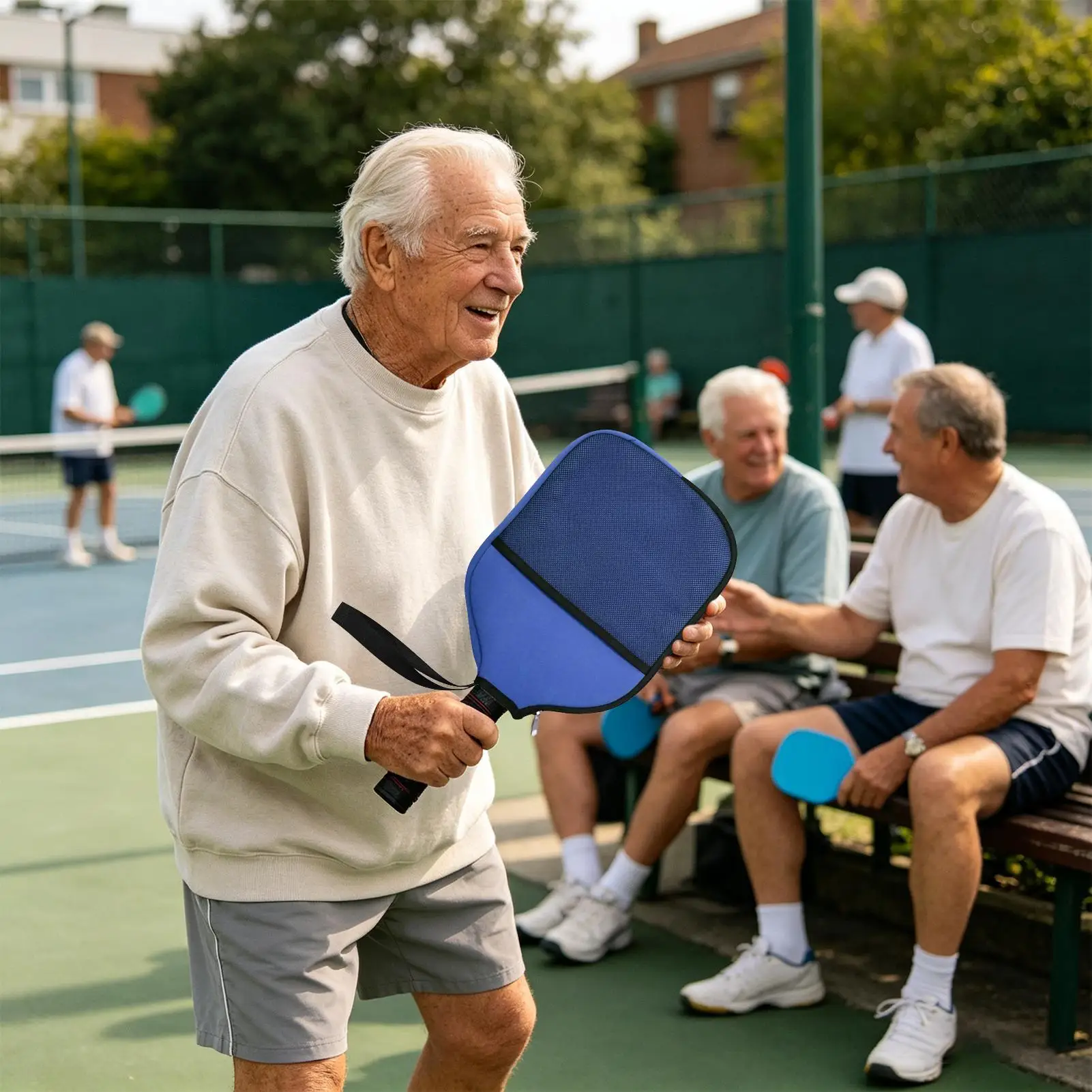 Pickleball Cover Racket Storage Guard With Mesh Pocket Pickleball Sleeve For Court Club Match Game Training Practice Outdoor