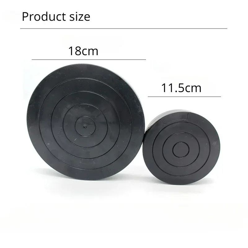 Practical Pottery Wheel Rotate Turntable Double-sided 360 Rotation Rotary Plate Clay Pottery Sculpture Tool Diameter 11.5/18cm