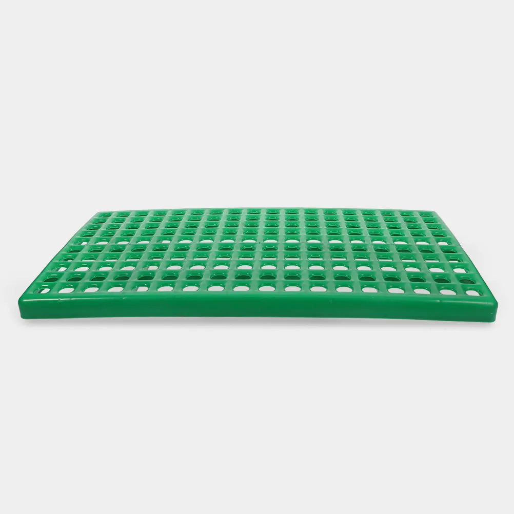 

2Pcs Rabbit Cage Mats ABS Plastic Bottom Floor Mat for Small Pets with Round Hole Drainage Ventilation Non-Slip Clean Dry