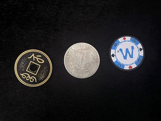 

PCC Trio by Oliver Magic Tricks Classic CSB Coin Chip Appear Vanish Magia Close Up Illusion Gimmick Mentalism Magicians Prop