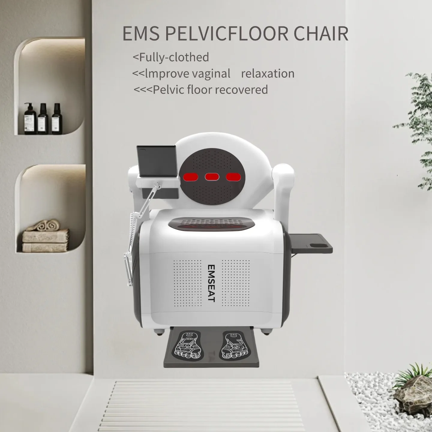 

Non-invasive Private Physiotherapy Chair for Pelvic Floor Treatment RF Ems Pelvic Floor Massage Chair