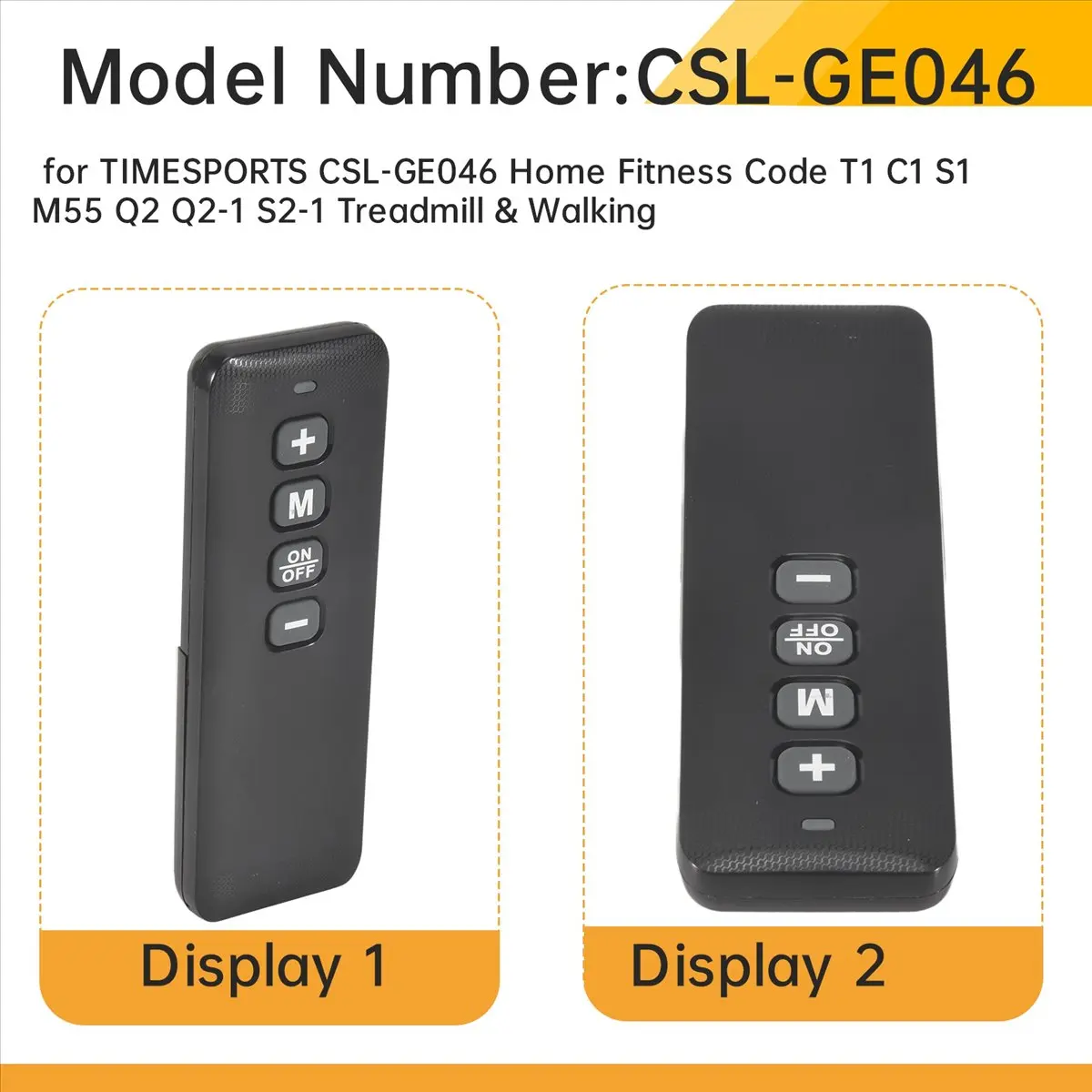 *ESTR 433Hz Remote Control for TIMESPORTS CSL-GE046 Home Fitness Code T1 C1 S1 M55 Q2 Q2-1 S2-1 Treadmill & Walking Machine image 6