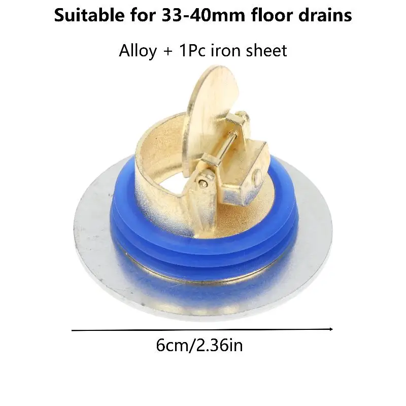 

【W】Universal Toilet Floor Drain Backflow Preventer Core Anti Odor Seal Valve With Rubber Gasket Household Bathroom Floor Drain