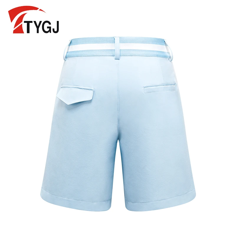 TTYGJ Golf Shirt Women's Trouser Spring and Summer New Pure Colour Leisure Pent Slim Outdoor Sports Shorts