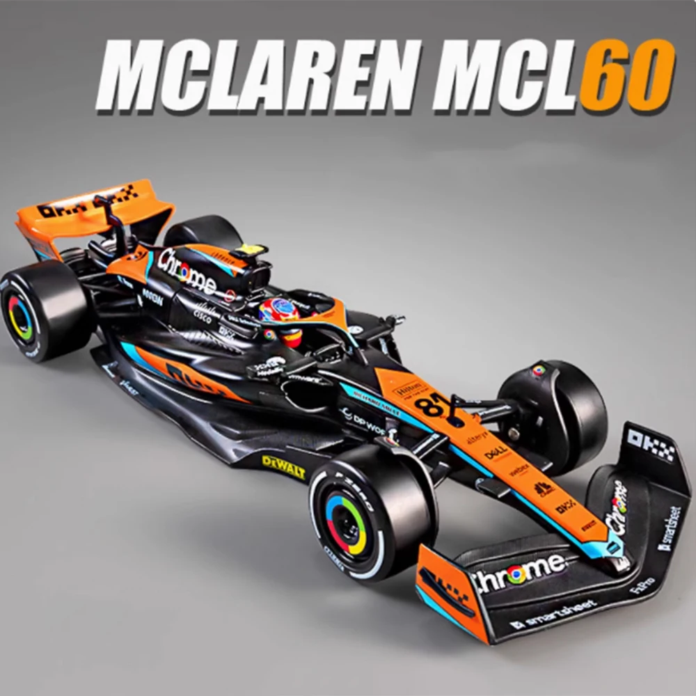 1:24 Scale McLaren MCL60 Toy Sports Car Models Alloy Diecast Supercars Rubber Tires Racing Vehicle Model Toys for Children Gifts