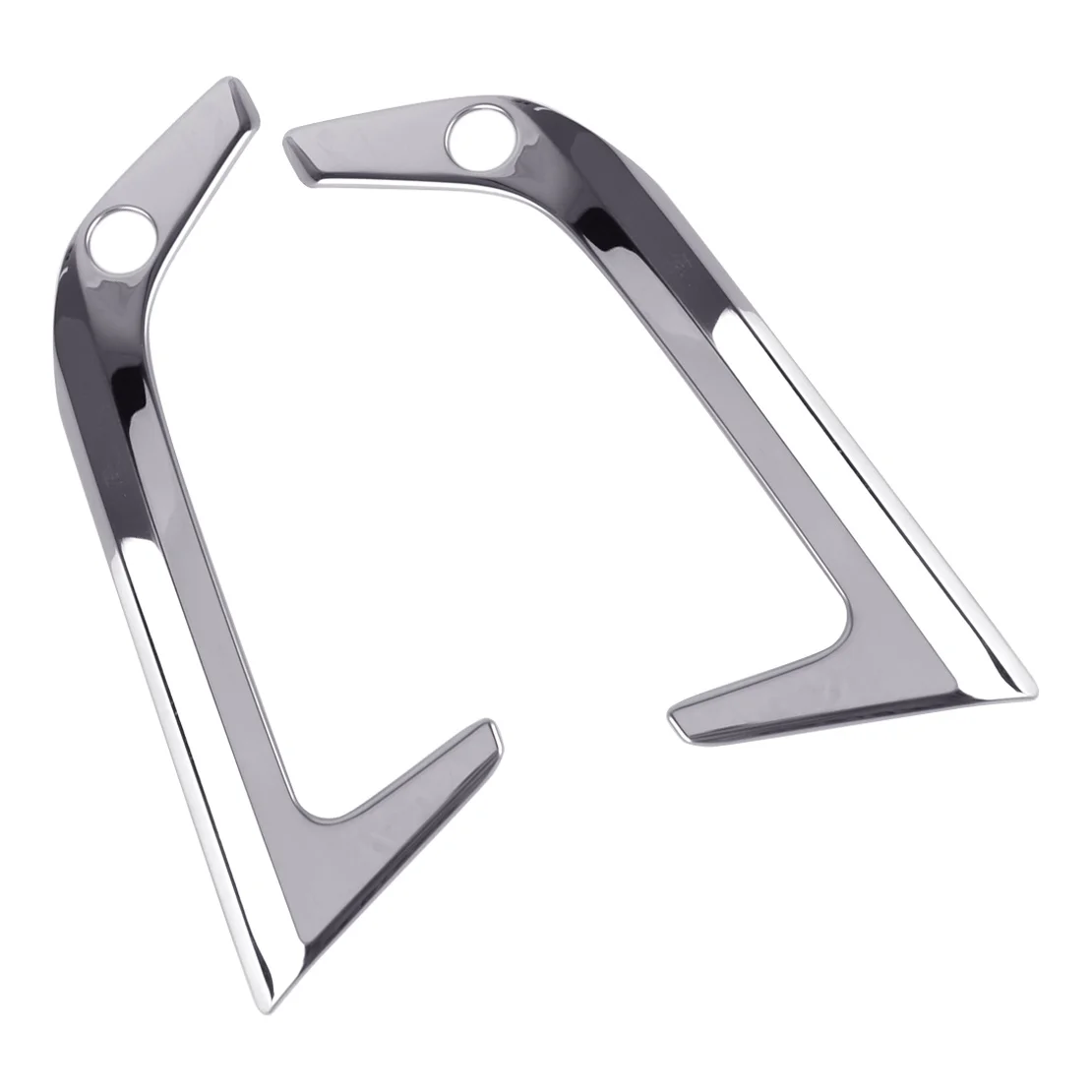 

Комплект из 2 серебристых пластиковых накладок на передние противотуманные фары для Lexus RX 350 350h 500h 2023 2024