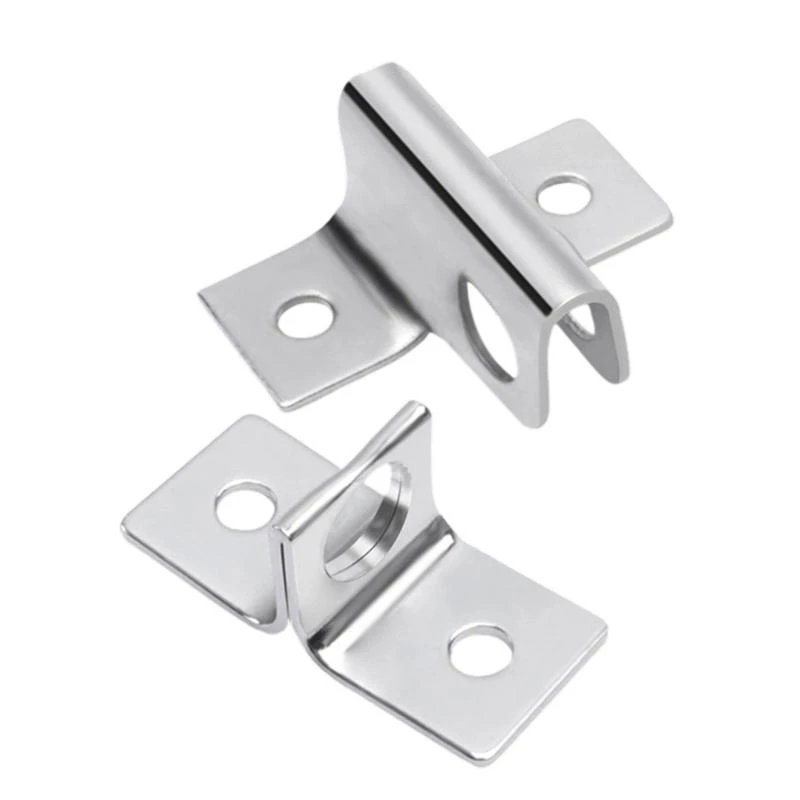 

10pcs Wardrobe Security Door Gate Bolt Latches Replacement Door Hasps Furniture Door Bolts Hardware Lock Padlock Hasp