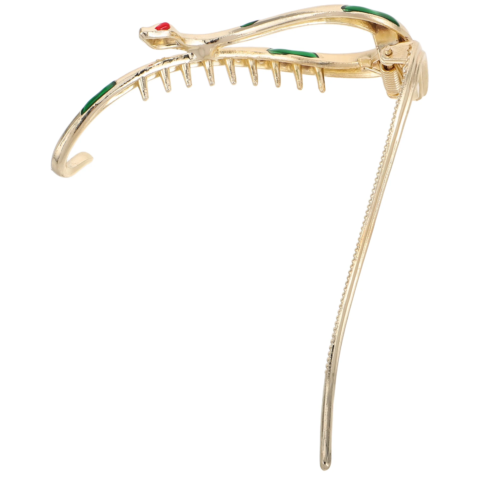 

S-shape Hairpin Golden Alloy Decorative Bun Holder Stylish Clips For Thick Hair Easy Use Versatile Hair Accessories Barrette Fix