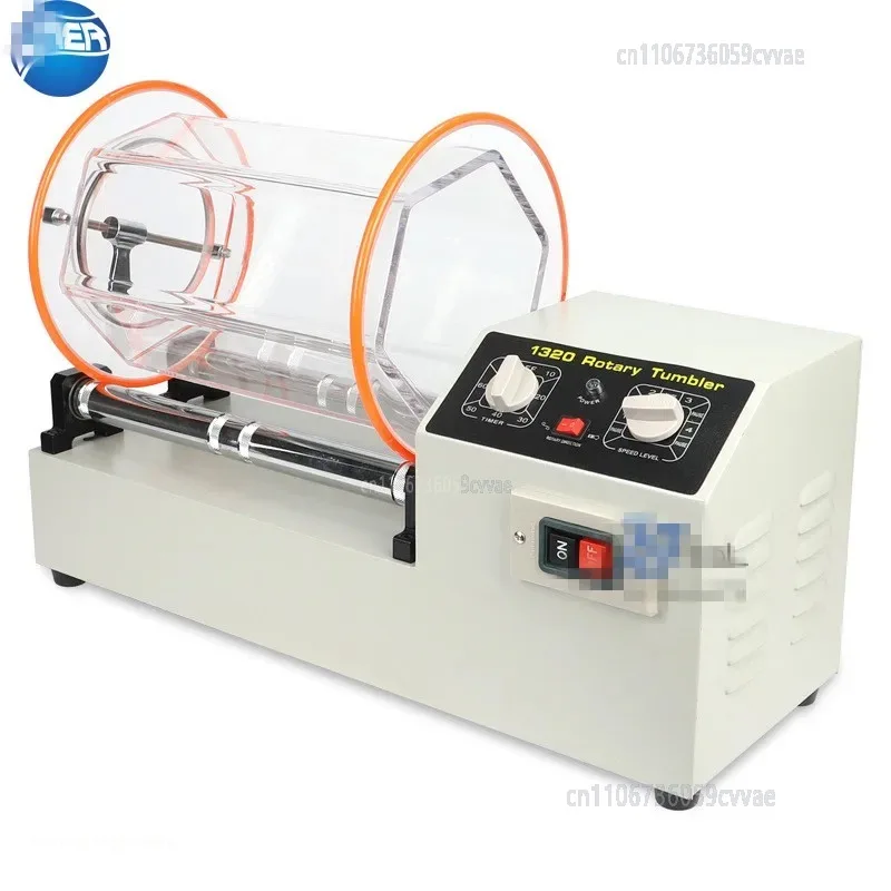 KT1320 11kg BIG CAPACITY Rotary Tumbler Polishing Barrel Drum Polish Machine Jewelry Rolling Polish Gold Silver Tools