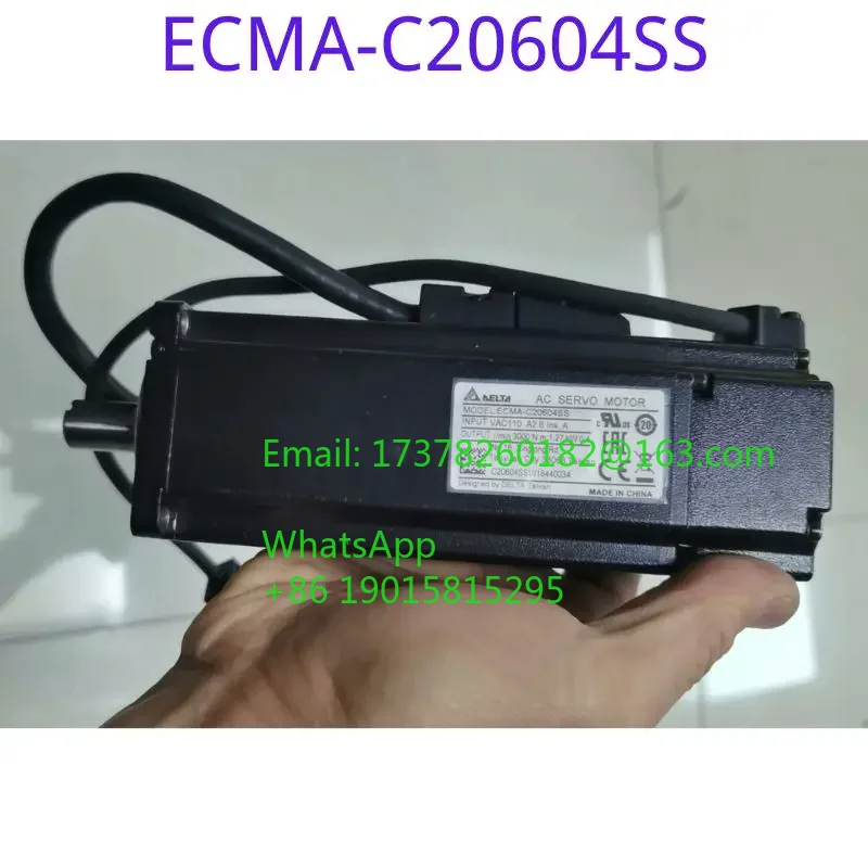 

Second hand motor ECMA-C20604SS functional test OK