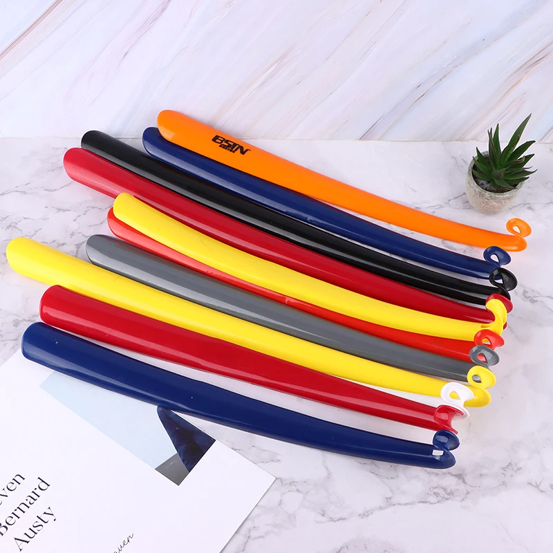 Extra Long Shoehorn Lazy Shoe Helper Long Handle Shoes Lifter Pull Shoehorn Slip Handle Long Shoehorn Flexible Sturdy Slip