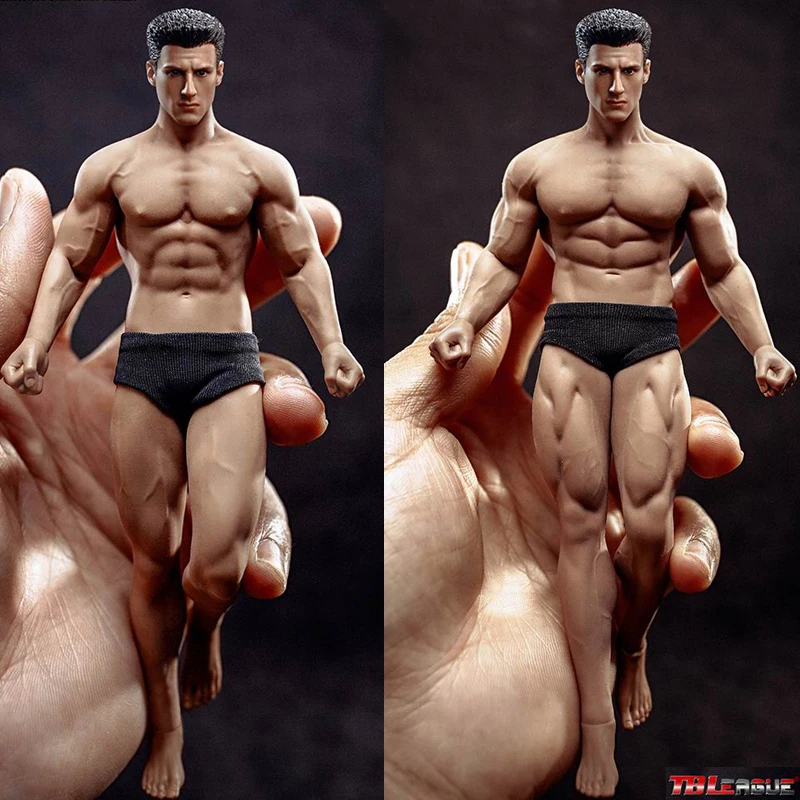 

Tbleague Adhesive Wrapped Muscle Male Nude Lead Sculpture Doll 1/12 Sketch Silicone Human Model Handmade Soldier Toys